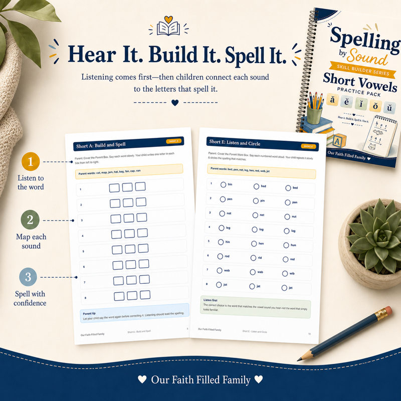 Listen, map each sound, and spell with confidence using CVC activities